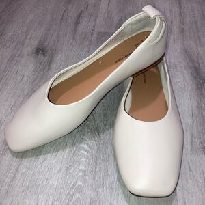 Time and Tru White Women's Ballet Flats Size 8.5W